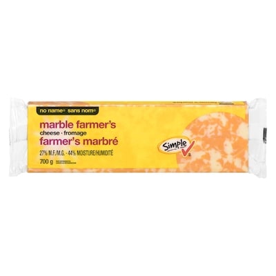 No Name Farmer's Marble Cheese 700 g, $1.43/100g