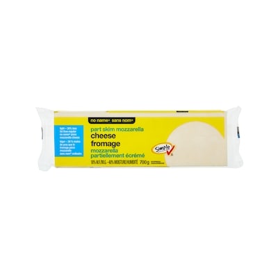 Sans Nom Fromage mozzarella partiellement écrémé léger 700 g, 1,40 $/100g