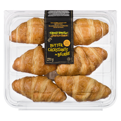 Farmer's Market Butter Croissant 270 g, $2.04/100g