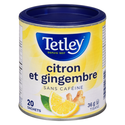 Tetley Thé, gingembre et citron 20 ea, 0,18 $/1ch