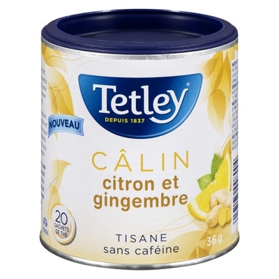 Tetley Thé, gingembre et citron 20 ea, 0,27 $/1ch