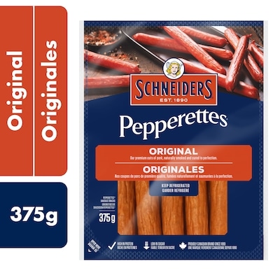 Schneiders Pepperettes Sausage Sticks, Original 375 g, $3.20/100g