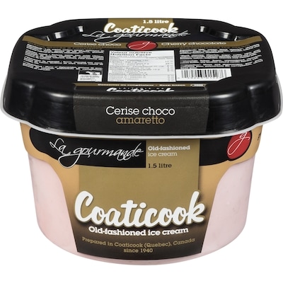 Coaticook Old-fashioned Ice Cream, Chocolate Amaretto 1.5 l, $0.53/100ml