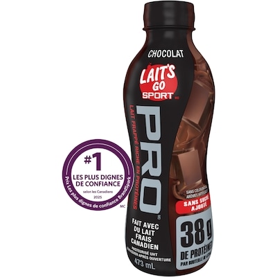 Lait Frappé Riche en Protéines au chocolat