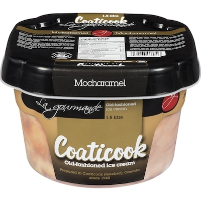 Coaticook Old-fashioned Ice Cream, Mokaramel 1.5 l, $0.53/100ml