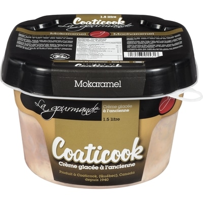 Coaticook Crème glacée à l'ancienne, mokaraml 1.5 l, 0,53 $/100ml