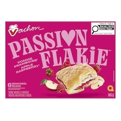 Vachon Pâtisseries feuilletées Passion Flakieᴹᴰ à saveur de pomme-framboise 305 g, 0,93 $/100g