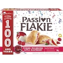 Vachon Pâtisseries feuilletées Passion Flakieᴹᴰ pomme-framboise 305 g, 1,15 $/100g