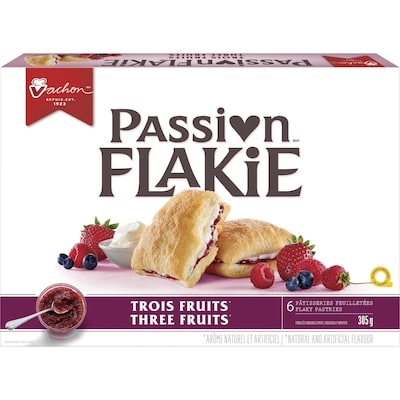 Vachon Passion  Flakie® Three Fruits Flaky Pastries 305 g, $1.15/100g