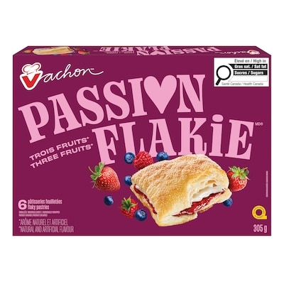 Pâtisseries feuilletées Passion Flakieᴹᴰ aux trois fruits