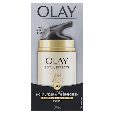 Olay Total Effects 7 In One Anti-Aging Moisturizer With Sunscreen 50 ml, $55.58/100ml