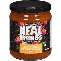 Neal Brothers Foods Organic Salsa, Just-Hot-Enough 410 ml, $1.34/100ml