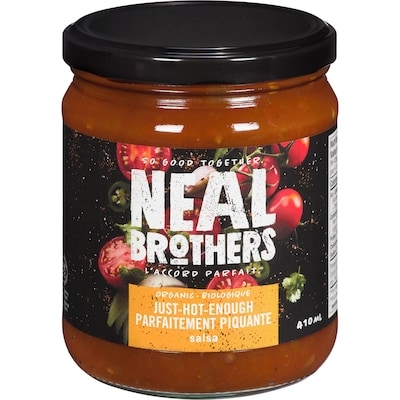 Neal Brothers Foods Organic Salsa, Just-Hot-Enough 410 ml, $1.58/100ml