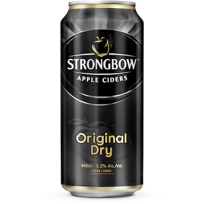 Strongbow Cider Can (ID required at pick-up) 500 ml, $0.74/100ml