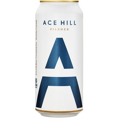 ACE HILL Pilsner Beer (ID required at pick-up) 473 ml, $0.75/100ml