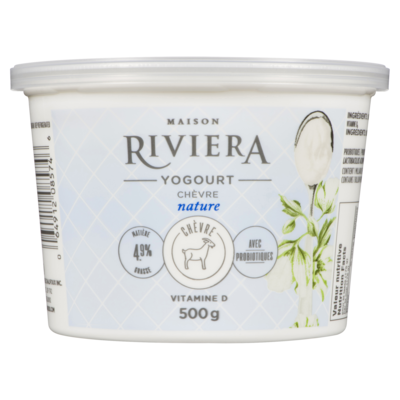 Yogourt au lait de chèvre, nature, 4,9&nbsp;%