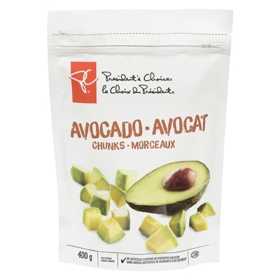 President's Choice Avocado Chunks 400 g, $1.00/100g