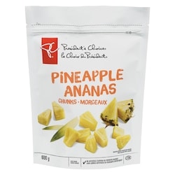 le Choix du Président Ananas en morceaux 600 g, 0,79 $/100g