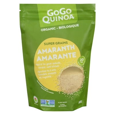 GoGo Quinoa Amaranth Grain 500 g, $1.34/100g