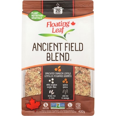 Floating Leaf Riz sauvage et quinoa Floating Leaf, grains entiers et lentilles 400 g, 1,25 $/100g