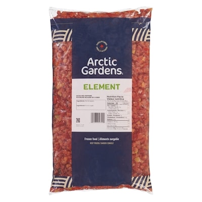 GFS Poivron rouge en dés 2 kg, 0,62 $/100g