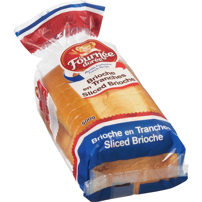 Sliced Brioche Bread