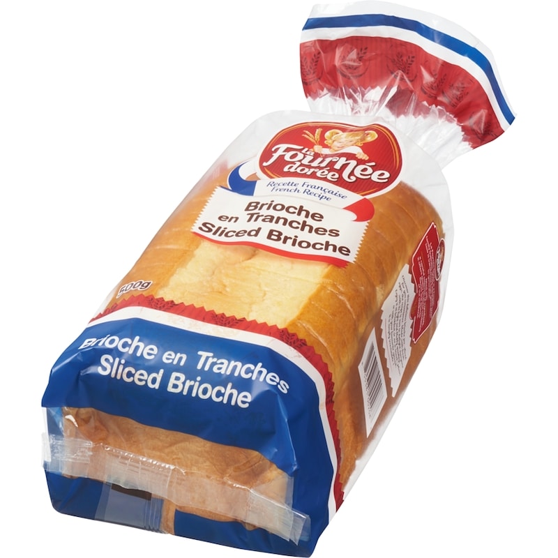 Sliced Brioche Bread