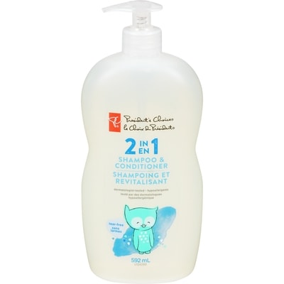 President's Choice 2-In-1 Shampoo And Conditioner 592 ml, $0.76/100ml