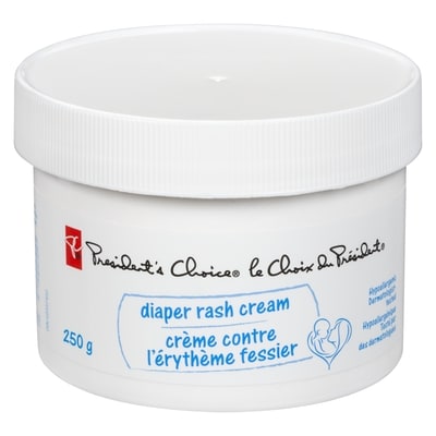 President's Choice Diaper Rash Cream 250 g, $2.40/100g