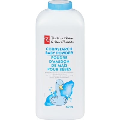 President's Choice Cornstarch Baby Powder  624 g, $0.64/100g