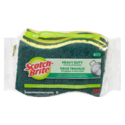Scotch-Brite Heavy Duty Sponge, pack of 3 1 ea, $4.99/1ea