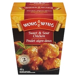 Wong Wing Poulet aigre-doux 400 g, 2,62 $/100g