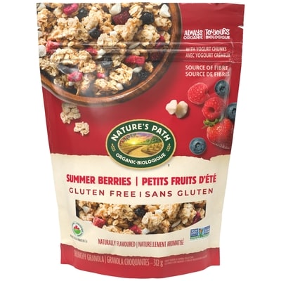 Nature’s Path Granola biologique sans gluten Petits fruits d’été 312 g, 2,24 $/100g