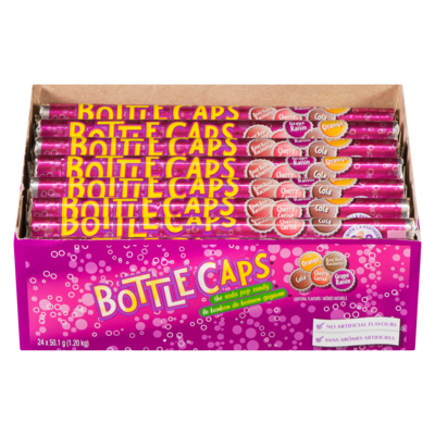 Wonka Rouleau de bonbons Bottle Caps 24x50.0 g, 2,37 $/100g
