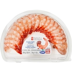 President's Choice Black Tiger Shrimp With Mild Cocktail Sauce Gigantico 568 g, $5.10/100g