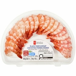 le Choix du Président Crevettes tigrées noires avec sauce cocktail 568 g, 4,93 $/100g