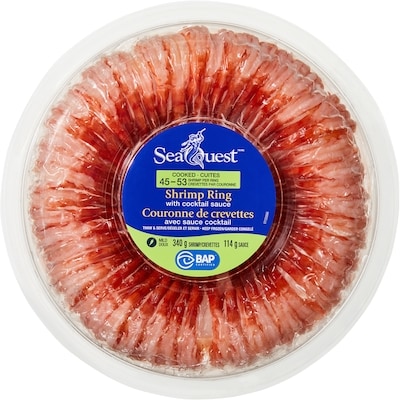 Seaquest Shrimp Ring 454 g, $2.86/100g