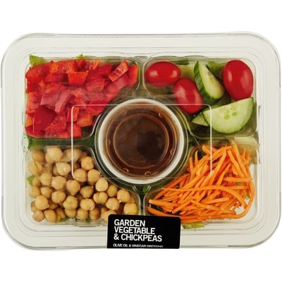 null Garden Vegetable Salad with Chick Peas 272 g, $2.75/100g