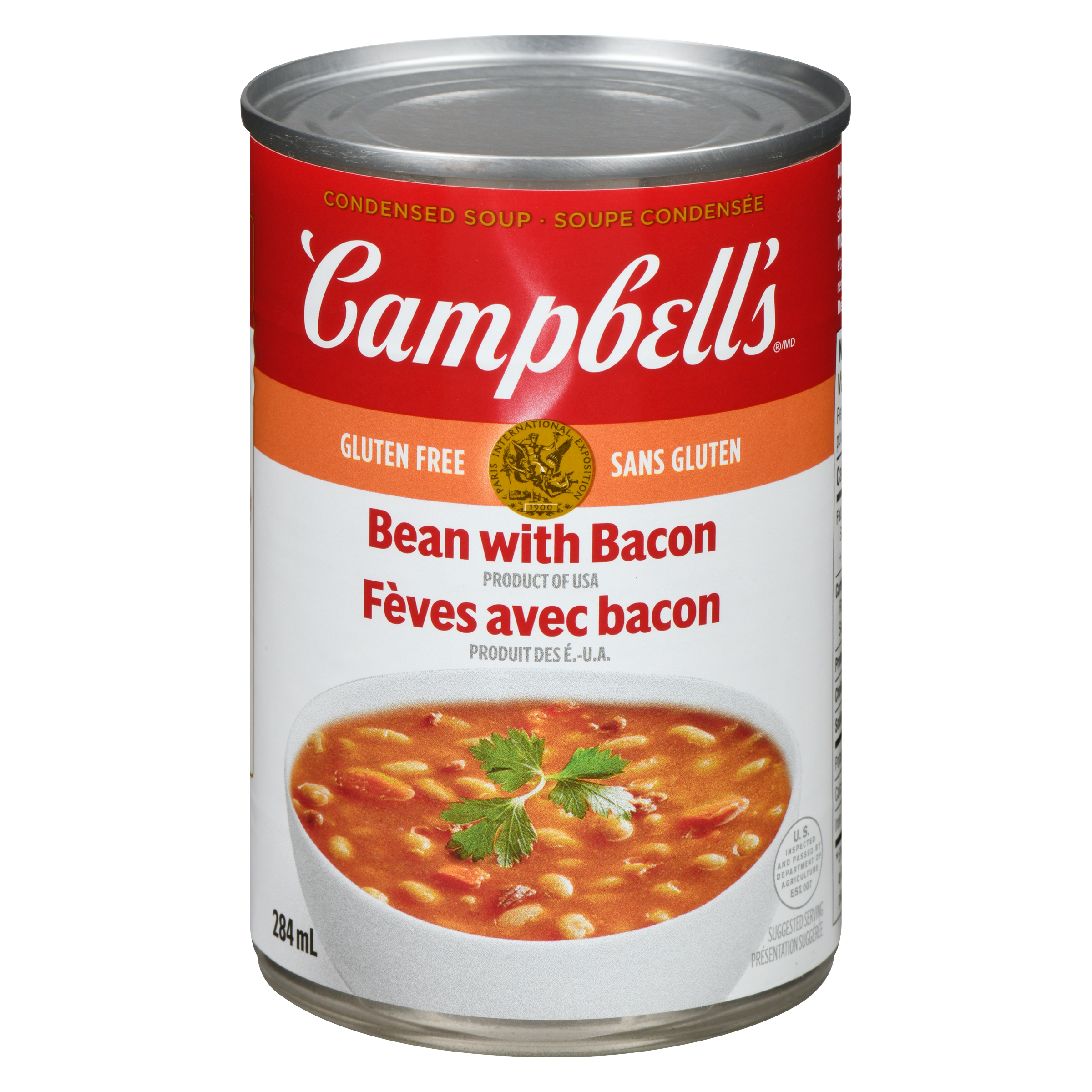 Campbell's Bean with Bacon 284 ml, $0.88/100ml