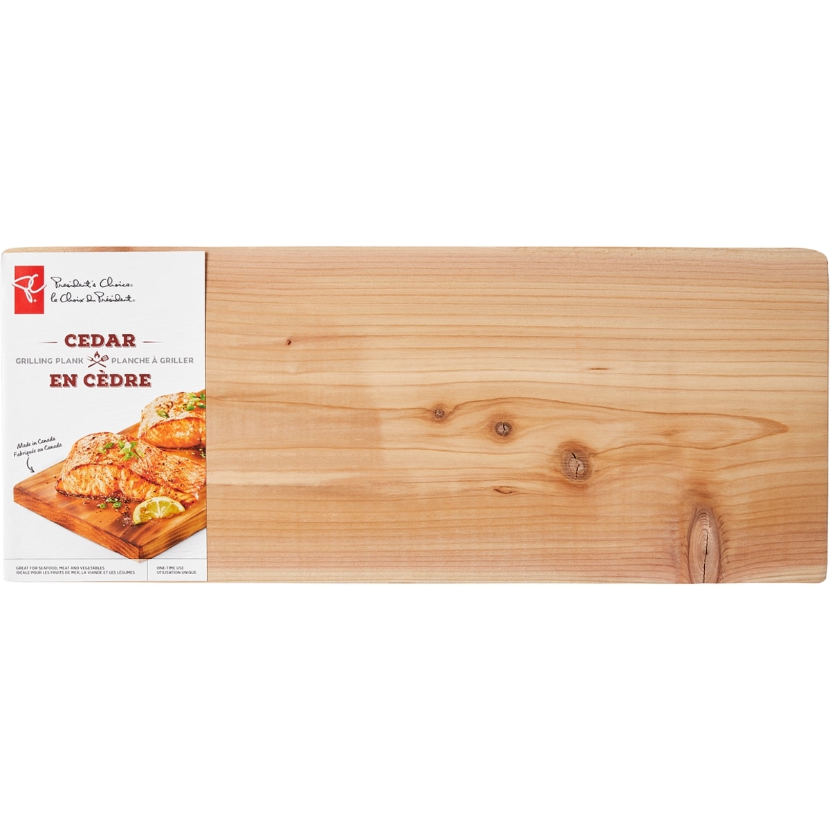 President's Choice Cedar Grilling Plank 17 in 1 ea, $6.00/1ea