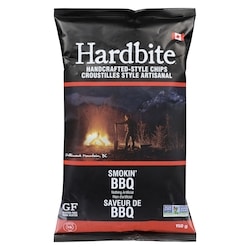 Hardbite Croustilles, BBQ fumé 150 g, 2,00 $/100g