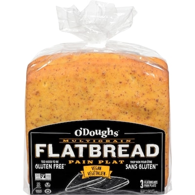 ODoughs Multigrain Flatbread, Plain 405 g, $1.60/100g