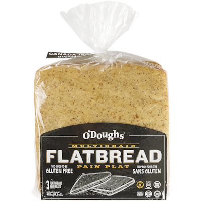 O’Dough’s Pains plats multigrains, saveur nature 405 g, 1,73 $/100g