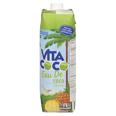 Vita Coco Eau de noix de coco à l’ananas 1 l, 0,60 $/100ml