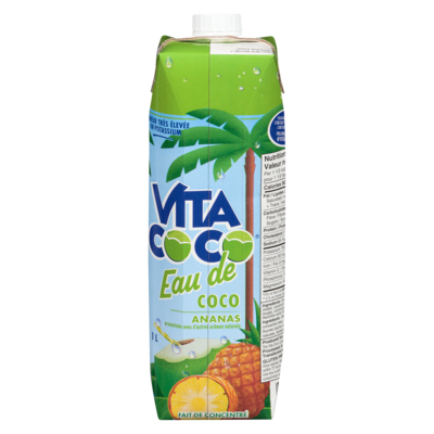 Vita Coco Eau de noix de coco à l’ananas 1 l, 0,60 $/100ml