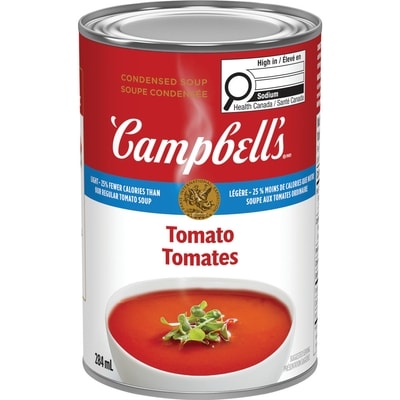 Campbell's Light Tomato Condensed Soup 284 ml, $0.88/100ml