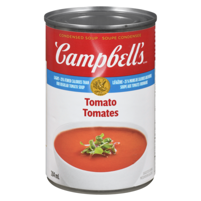 Campbell's Light Tomato Condensed Soup 284 ml, $0.88/100ml