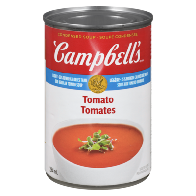 Campbell’s Soupe Condensée Tomates Légère 284 ml, 0,53 $/100ml