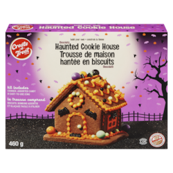 Chocolaty Haunted Cookie House