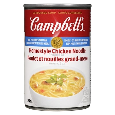 Soupe poulet et nouilles, légère